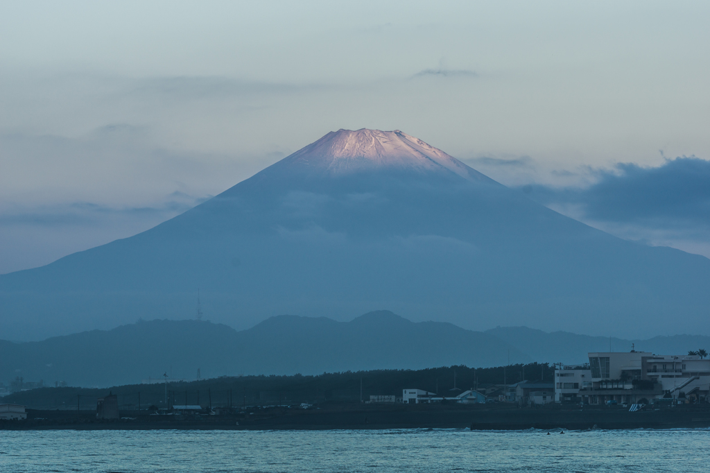 早朝富士山