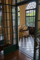 山手西洋館ハロウィン装飾　ベーリックホール