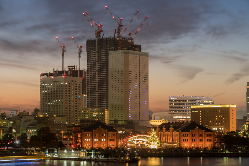 みなとみらい・夕景