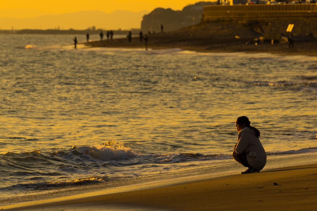稲村ヶ崎　夕景