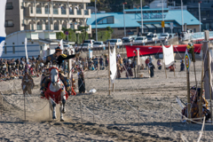 逗子海岸　流鏑馬