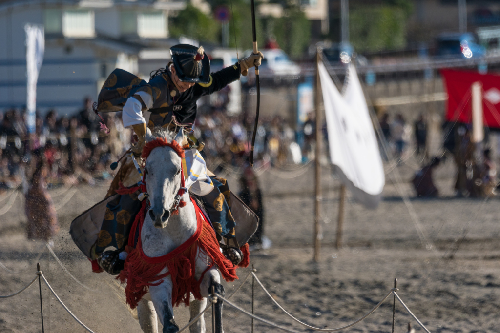 逗子海岸　流鏑馬