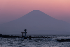 真名瀬からの富士