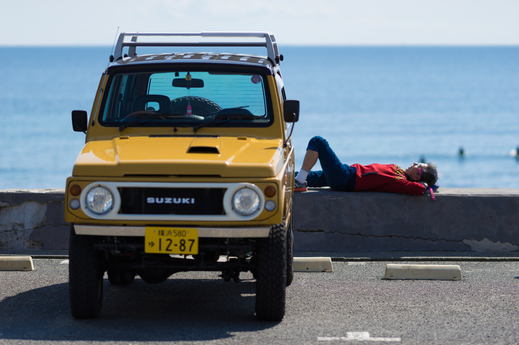七里ヶ浜　お昼寝