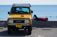 七里ヶ浜　お昼寝