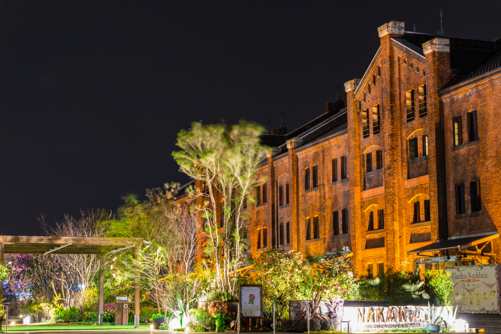 赤レンガ倉庫　中庭フラワーガーデン