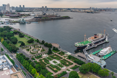 マリンタワーから撮る横浜