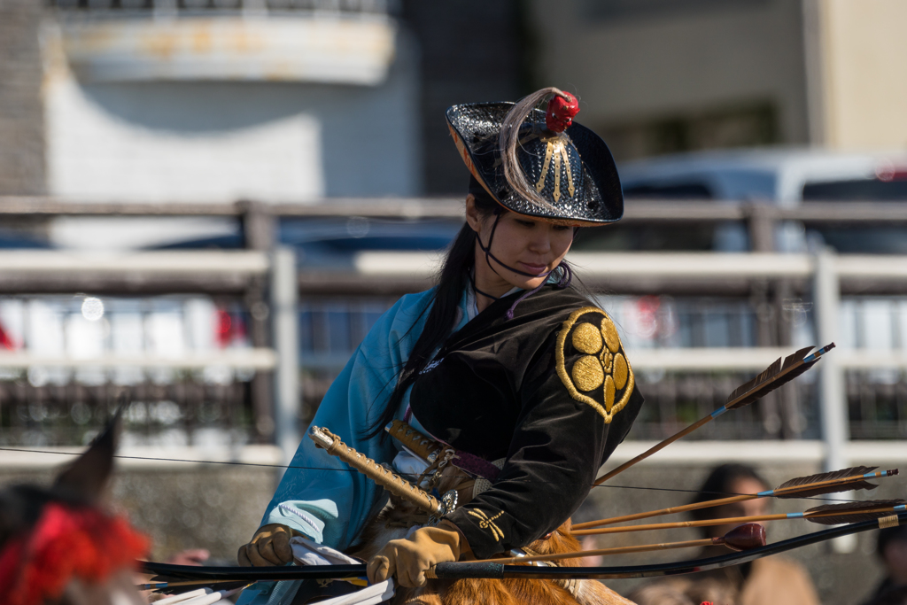 逗子海岸　流鏑馬