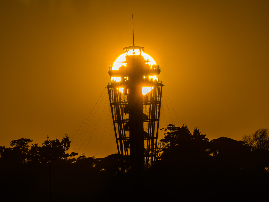 シーキャンドル　夕日