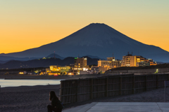 茅ヶ崎の夕景
