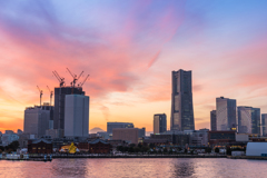 みなとみらい・夕景