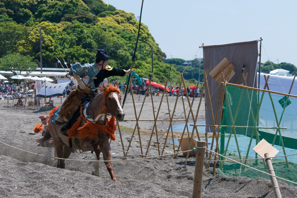 油壺　第40回道寸祭り　笠懸