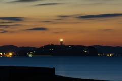 江ノ島夜明け前