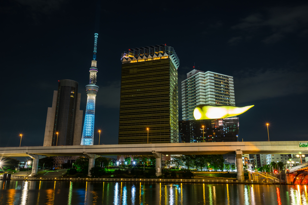 浅草の基本的な夜景