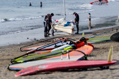 森戸海岸ウインドサーフィン