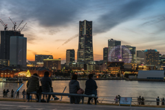 みなとみらい・夕景