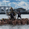 江ノ島東浜寒中神輿