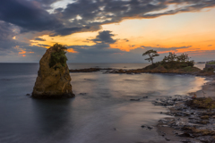 立石夕景