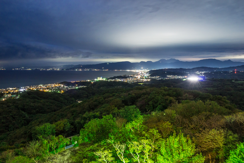 湘南平の夜景