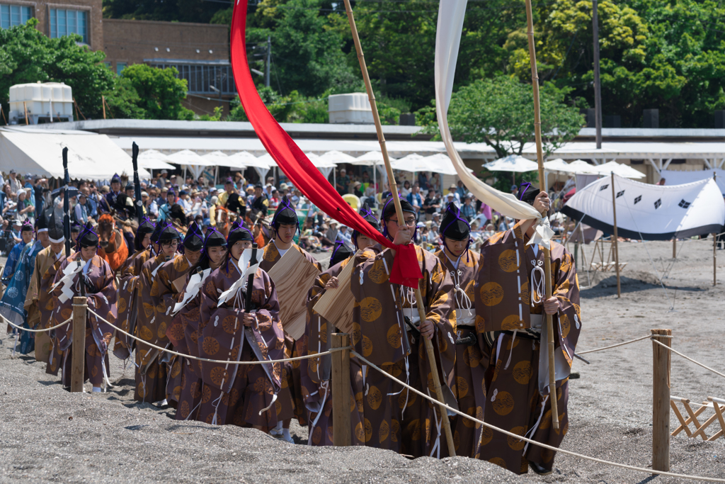 油壺　第40回道寸祭り　笠懸