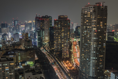 貿易センタービルからの夜景