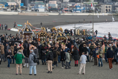 江ノ島・寒中神輿