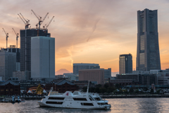 みなとみらい・夕景