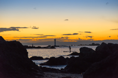 裕次郎灯台夕景