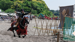 油壺　第40回道寸祭り　笠懸
