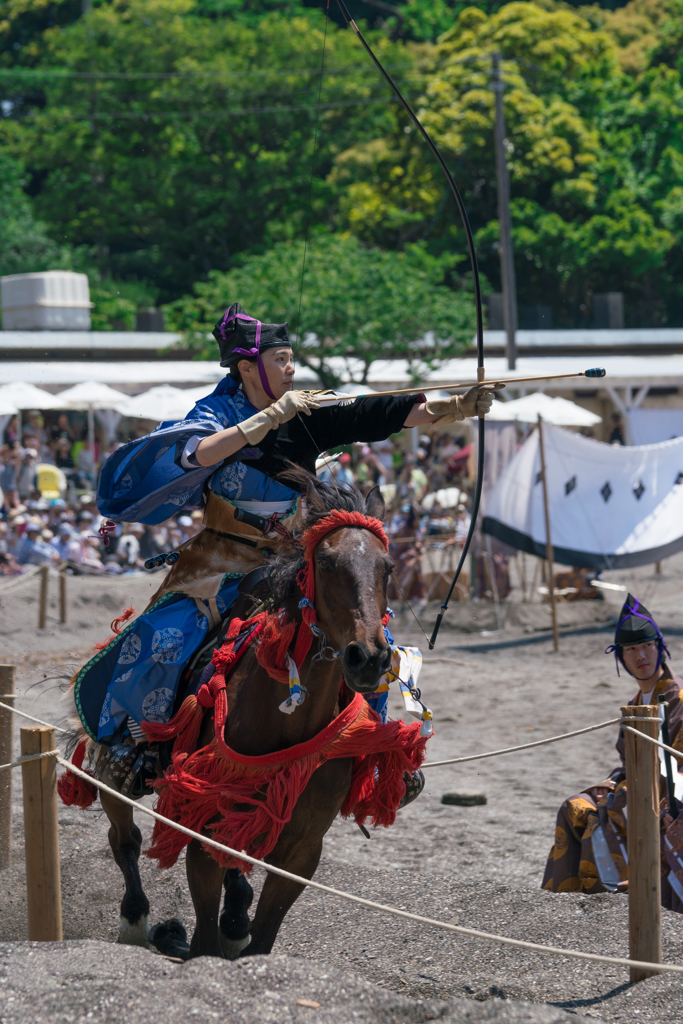 油壺　第40回道寸祭り　笠懸