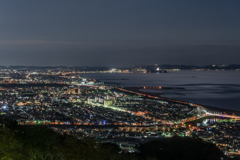 湘南平から見た茅ヶ崎