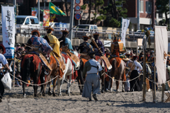 逗子海岸　流鏑馬