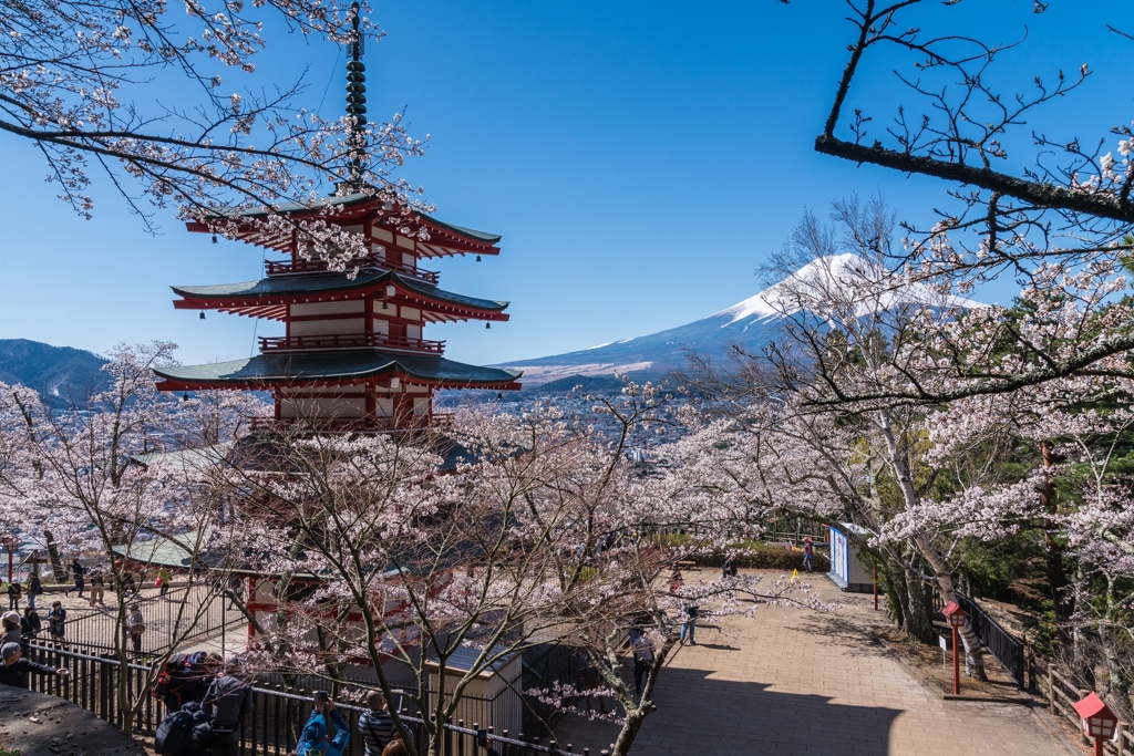 新倉山浅間公園　忠霊塔