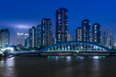 永代橋ライト消灯