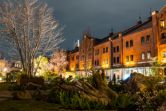 赤レンガ倉庫　中庭フラワーガーデン