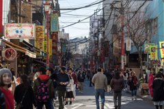 元旦の横浜中華街