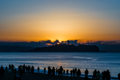 辻堂からの初日の出