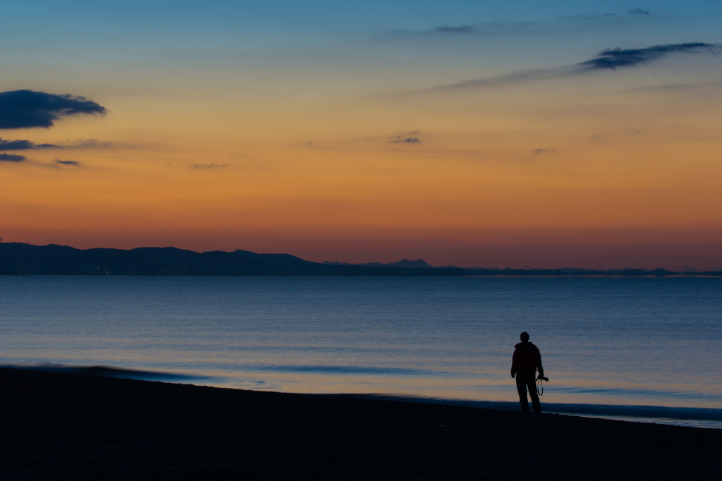 夜明けのカメラマン