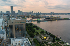 マリンタワーから撮る横浜
