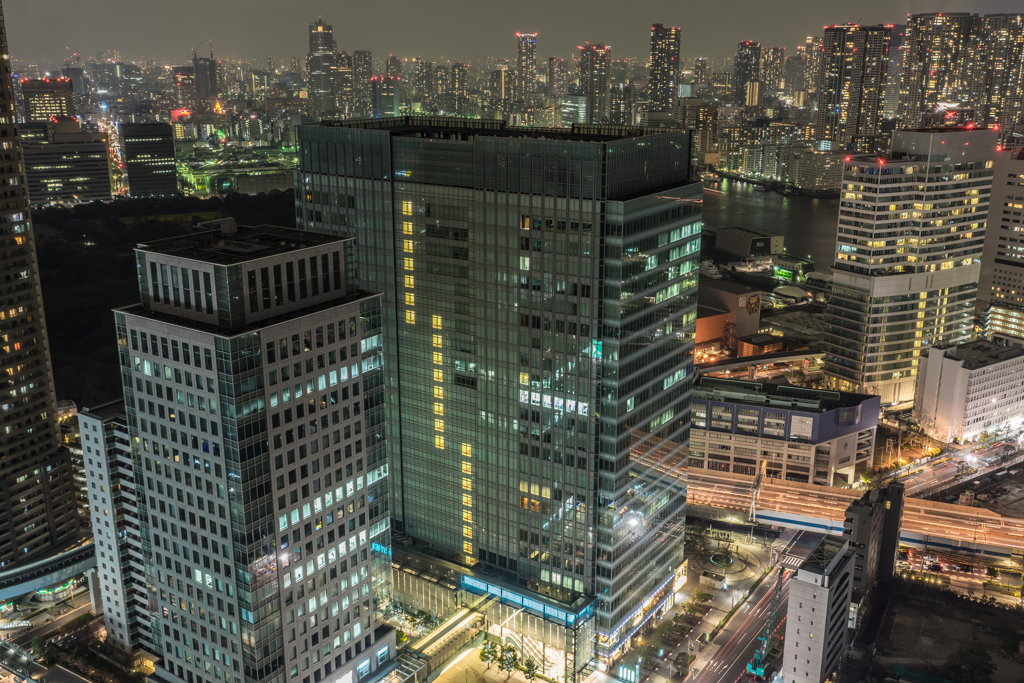貿易センタービルからの夜景