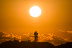 辻堂からの初日の出