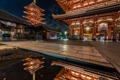 浅草寺・写り込み