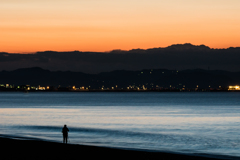 辻堂からの初日の出