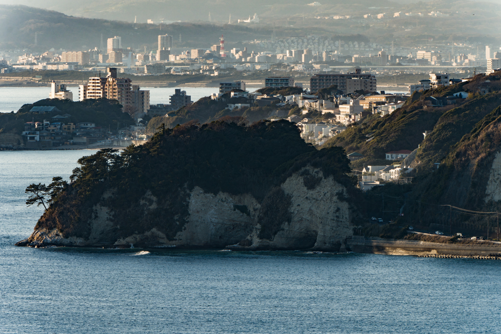 披露山公園から稲村ケ崎
