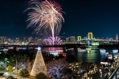 平成最後のお台場レインボー花火