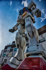 ガンダムをHDR現像してアニメにしてみる