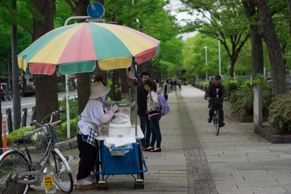 山下公園前のワゴン