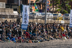 逗子海岸　流鏑馬