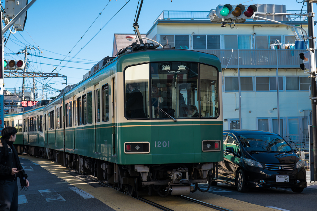江ノ電　腰越駅