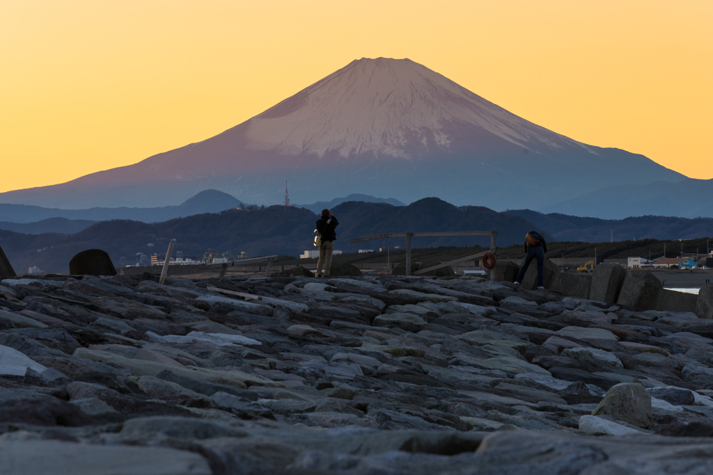 茅ヶ崎の夕景